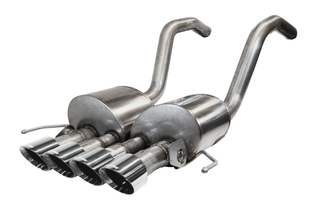 Corsa Variable Sound Level Valved Axleback Exhaust - Polished Tips - C7 Corvette Z06