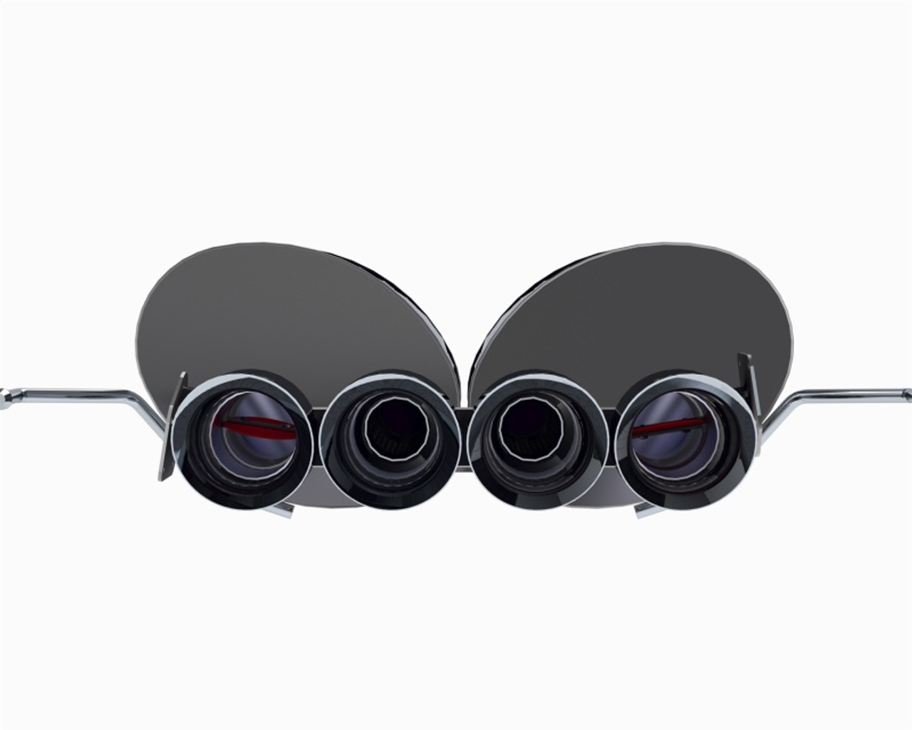 Corsa Variable Sound Level Valved Axleback Exhaust - Polished Tips - C7 Corvette Z06