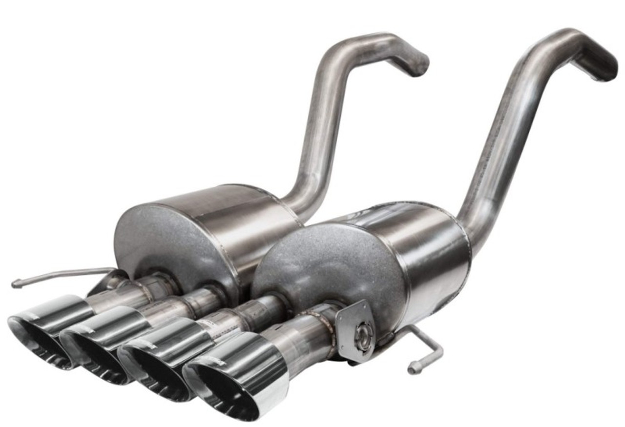 Corsa Variable Sound Level Valved Axleback Exhaust - Polished Tips - C7 Corvette Z06