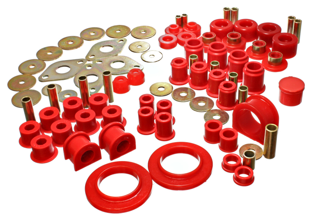 Energy Suspension 01-04 Toyota Tacoma Red Hyper-Flex Master Bushing Set - 8.18107R