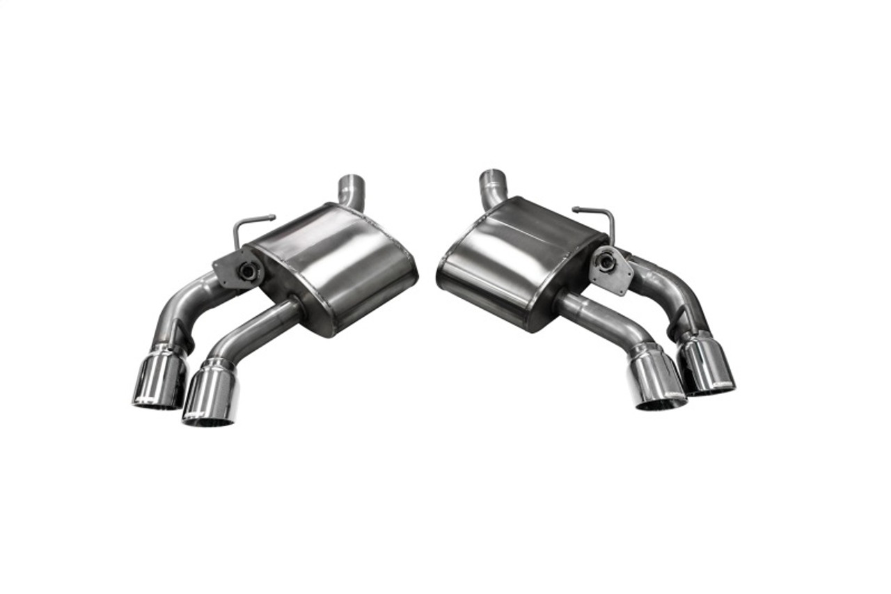 Corsa Variable Sound Level Axleback Exhaust - Polished Tips - Gen 6 Camaro SS / ZL1
