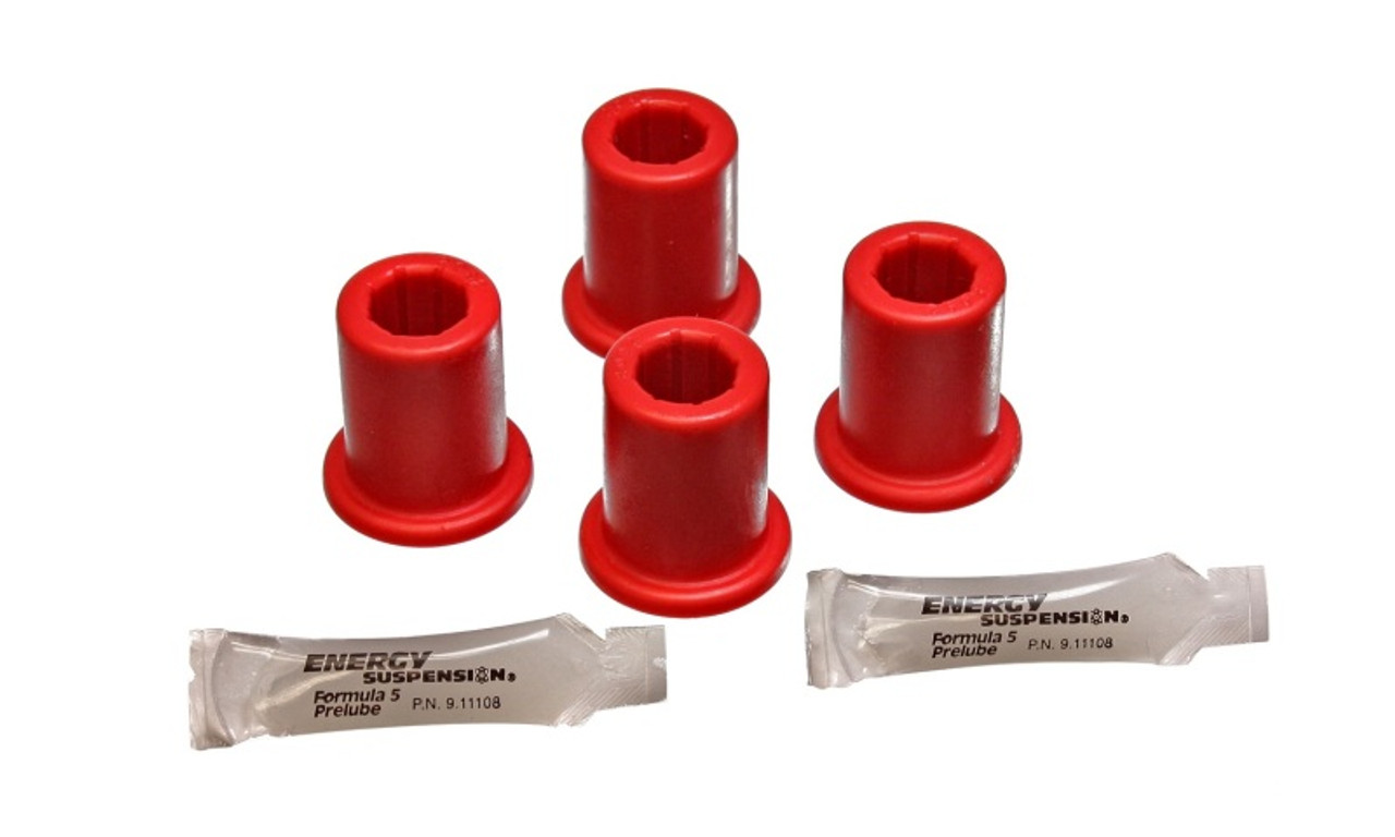 Energy Suspension Spring Bushings - Red - 8.2111R