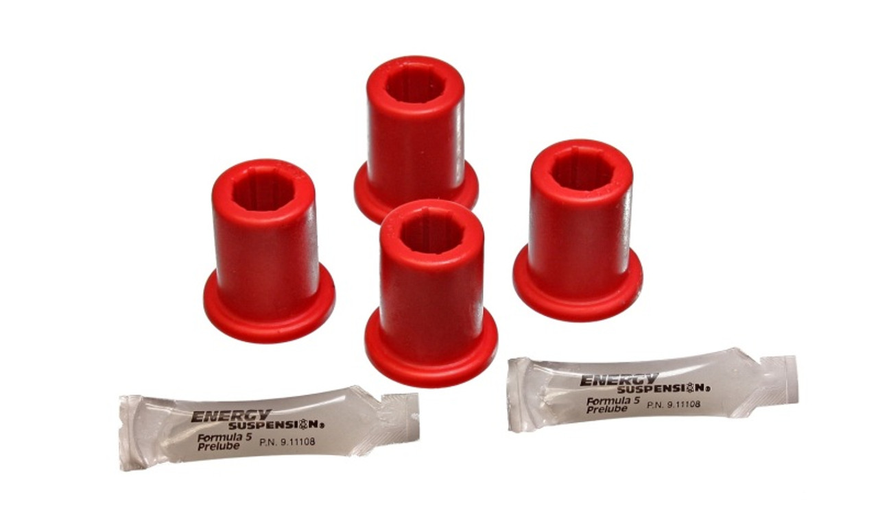 Energy Suspension Spring Bushings - Red - 8.2111R