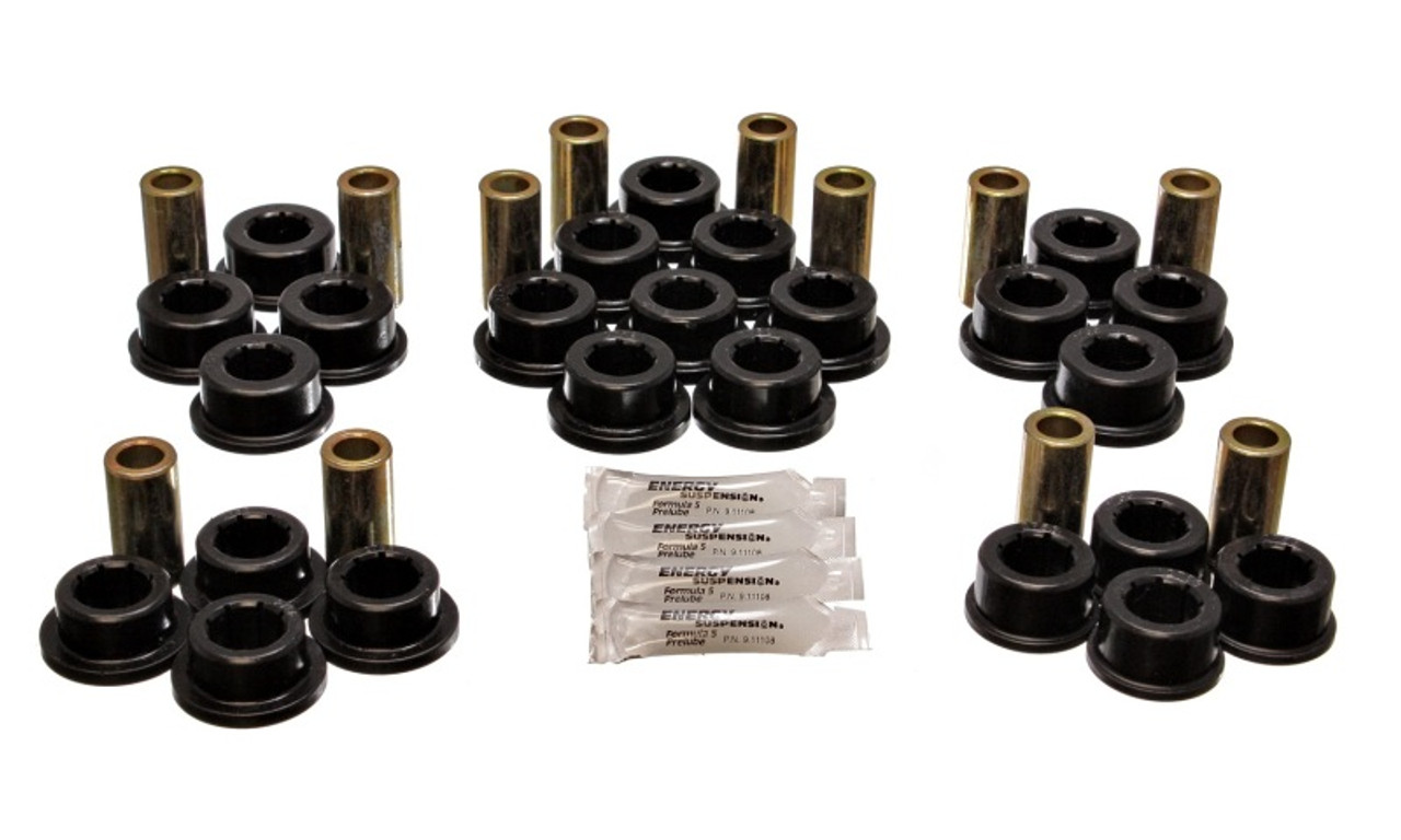 Energy Suspension 87-92 Toyota Supra Black Rear Control Arm Bushing Set - 8.3127G