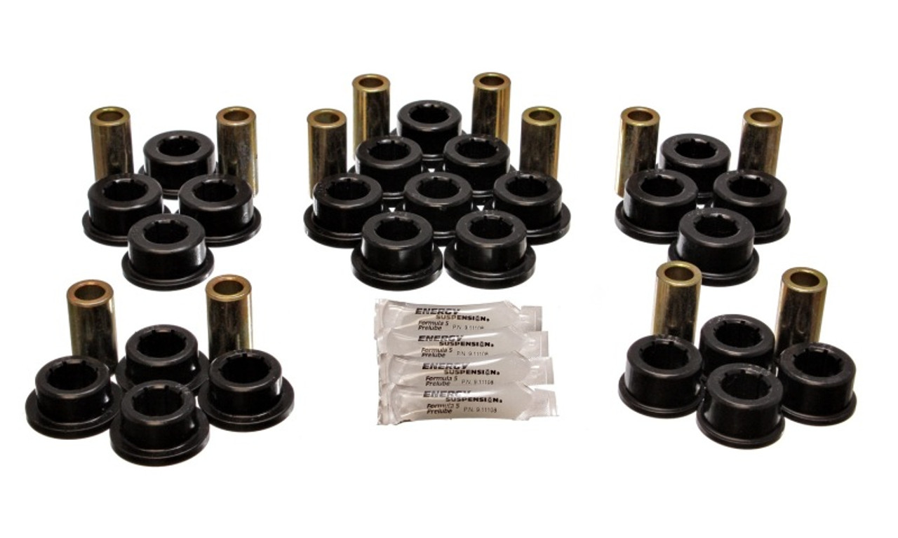 Energy Suspension 87-92 Toyota Supra Black Rear Control Arm Bushing Set - 8.3127G