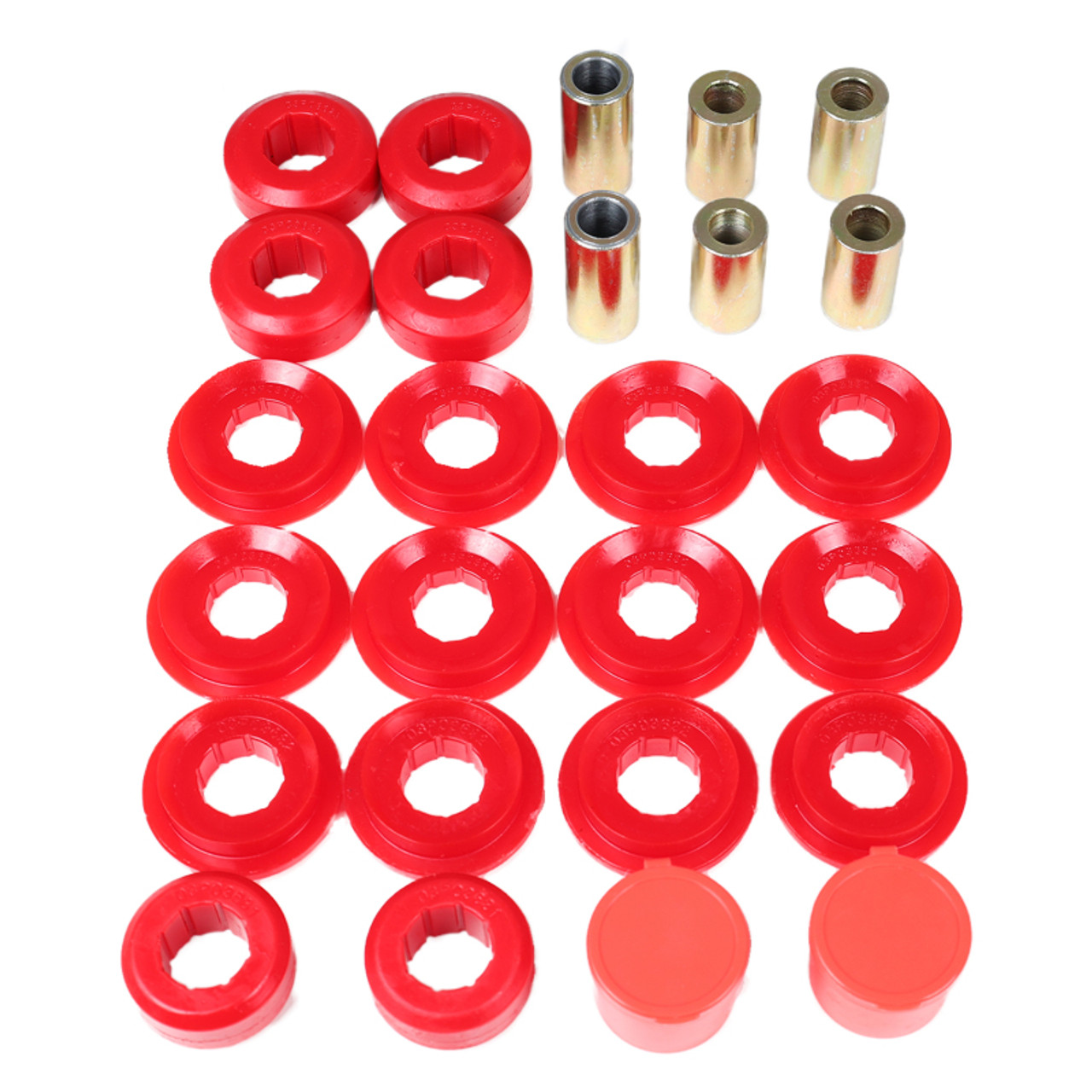 Energy Suspension 91-97 Toyota Land Cruiser FJ80 Front Control Arm Bushing Set - Red - 8.3137R