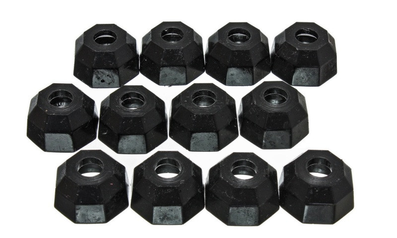 Energy Suspension Tie Rod End Boot Oct-Box Of 12 - Black - 9.13108G