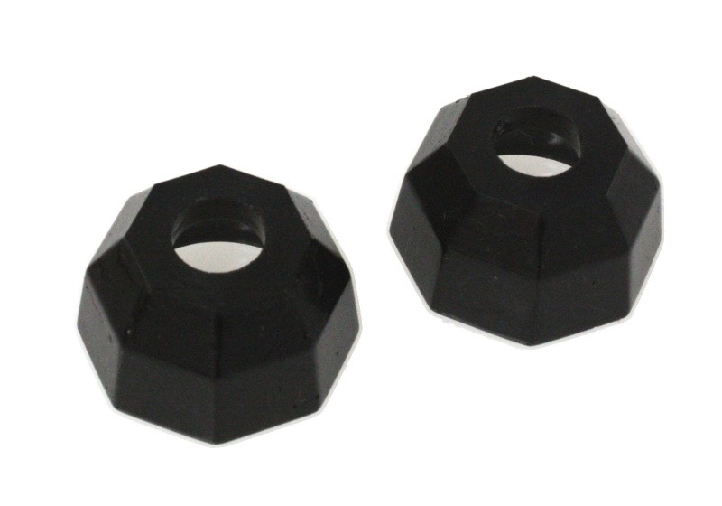 Energy Suspension Universal Black 16.6mm Taper Dia Octagon Tie Rod Dust Boots (Set of 2) - 9.13120G
