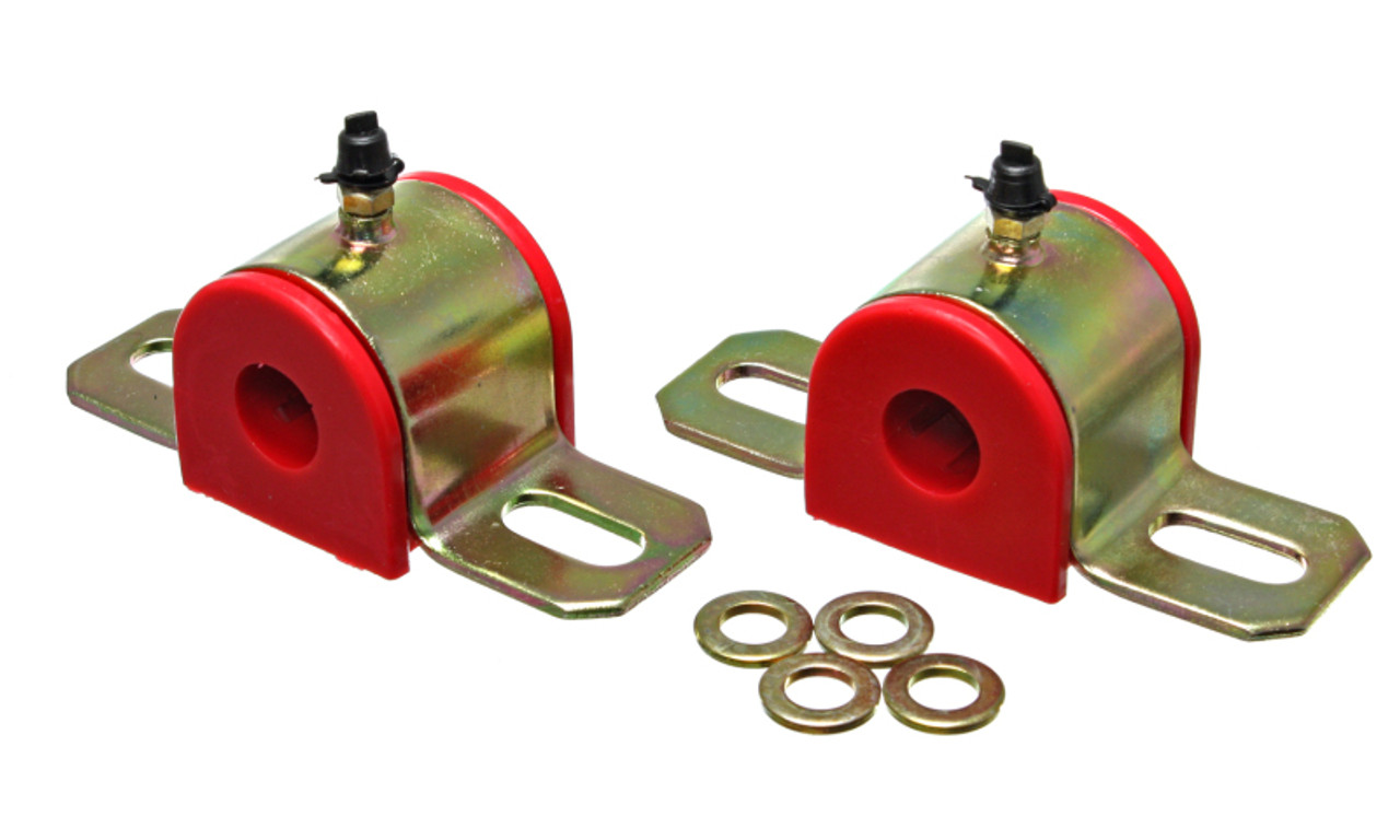 Energy Suspension Universal 11/16in Red Greasable Sway Bar Bushings - 9.5155R