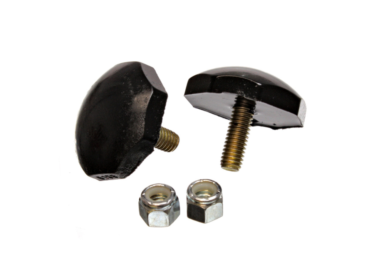 Energy Suspension Octagon Bump Stop Set - Black - 9.9158G