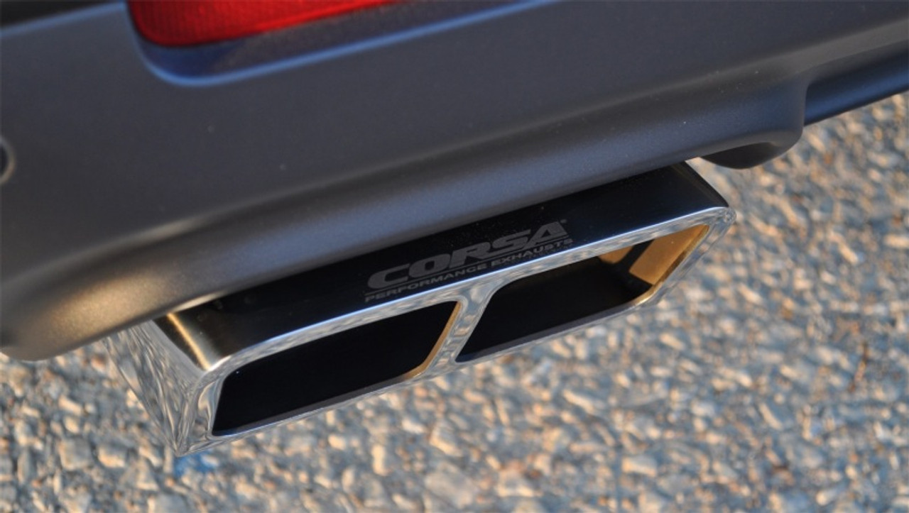 Corsa Xtreme Catback Exhaust w. GT2X Tips - Reuse OE Valves - Hellcat Challenger Manual Trans