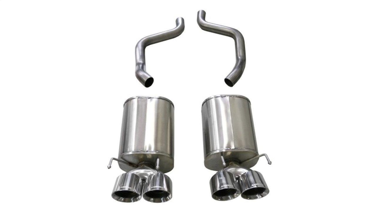 Corsa 2005-2007 Chevrolet Corvette (C6) 6.0L/6.2L Polished Sport Axle-Back Exhaust w/4.5in Tips - 21009