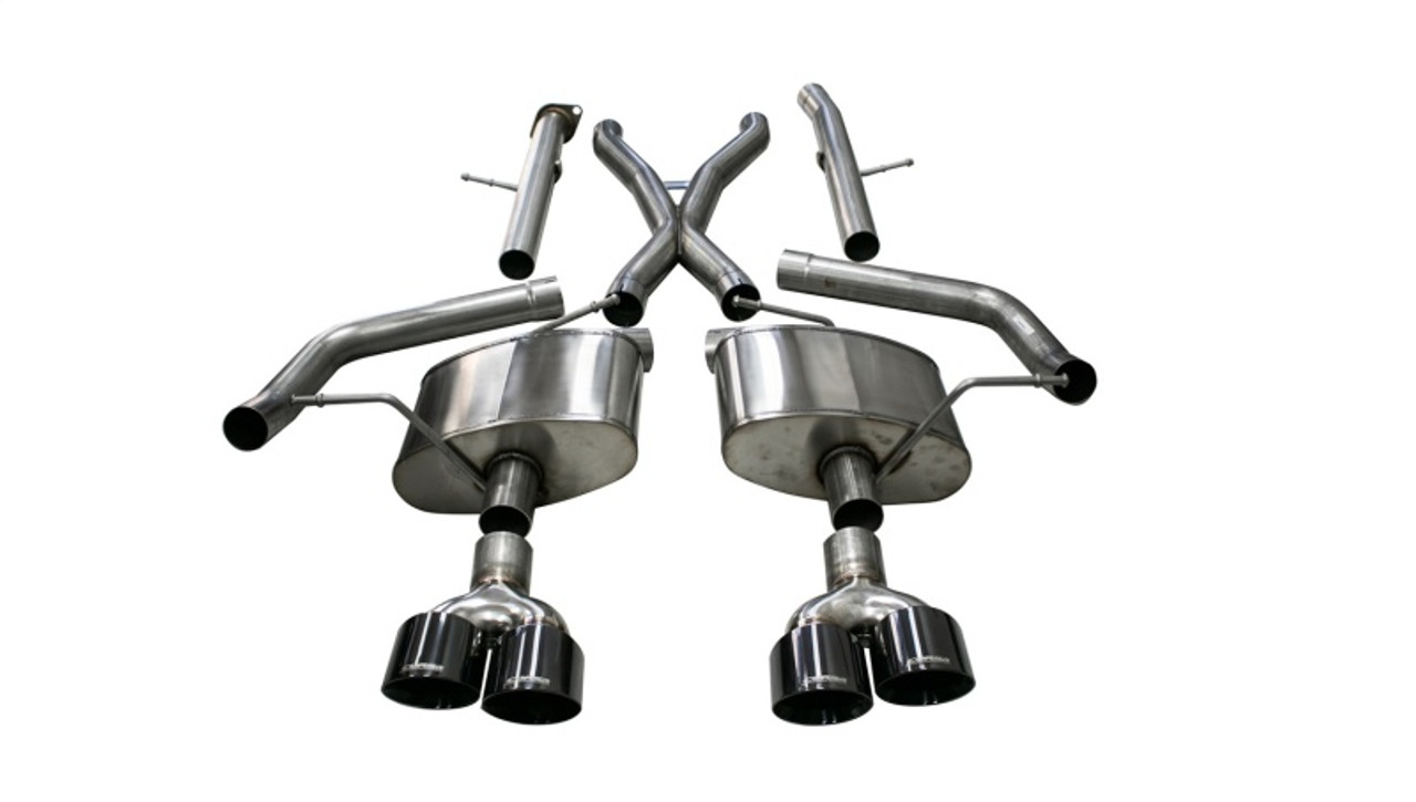 Corsa Xtreme Catback Exhaust w. Black Tips - 18-21 Jeep Trackhawk