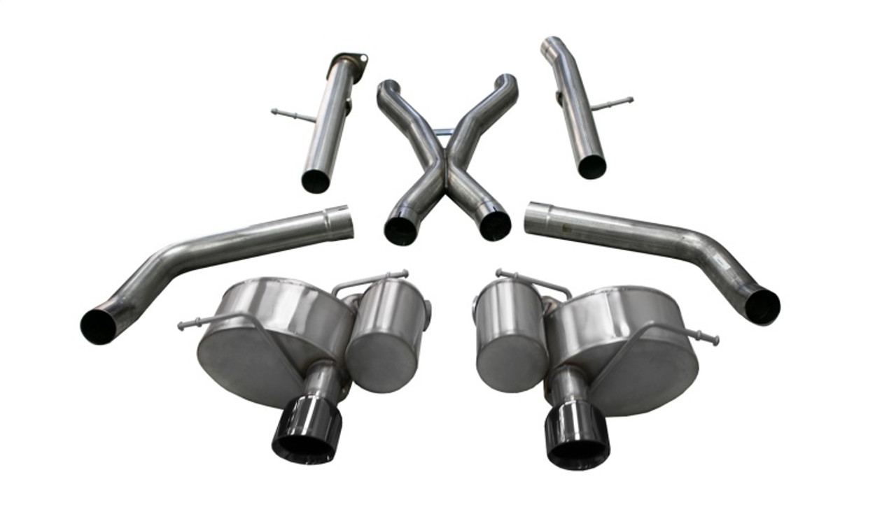 Corsa 2012-21 Jeep Grand Cherokee SRT 2.75in Dual Rear Xtreme Cat-Back Exhaust - Black PVD TipFinish - 21058BLK