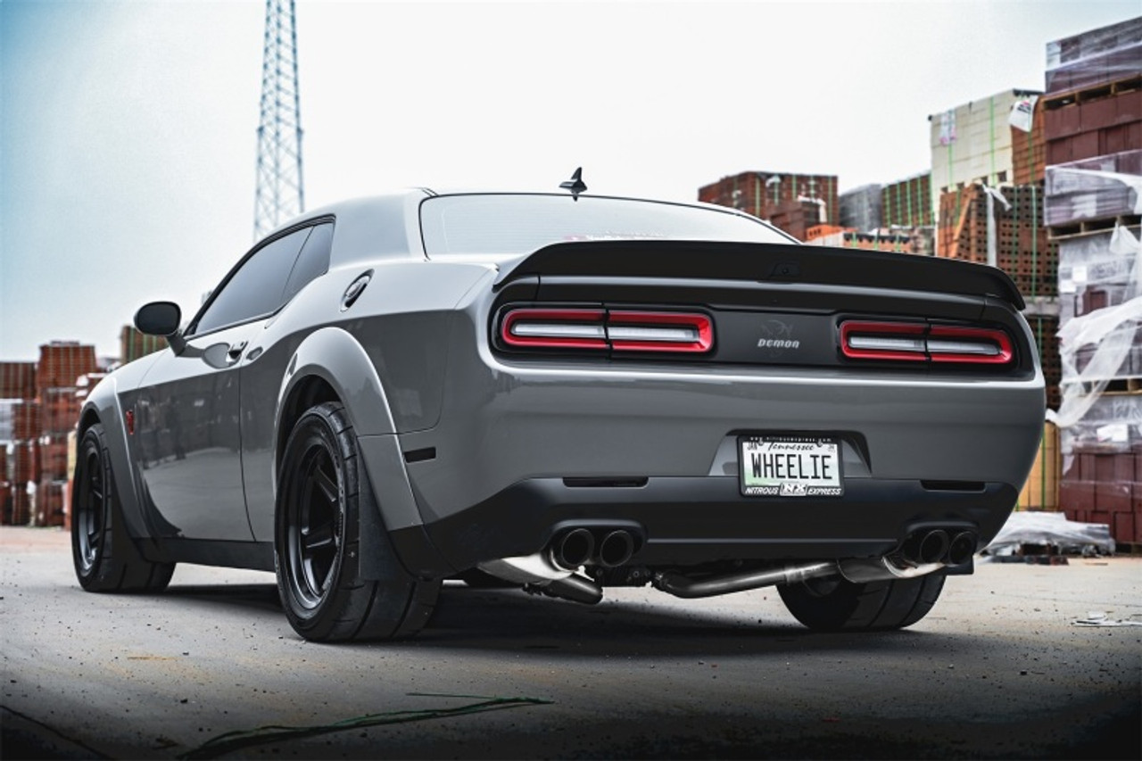 Corsa Xtreme Catback Exhaust w. Corsa Valves w. Polished Tips - Challenger Hellcat / Redeye / Demon