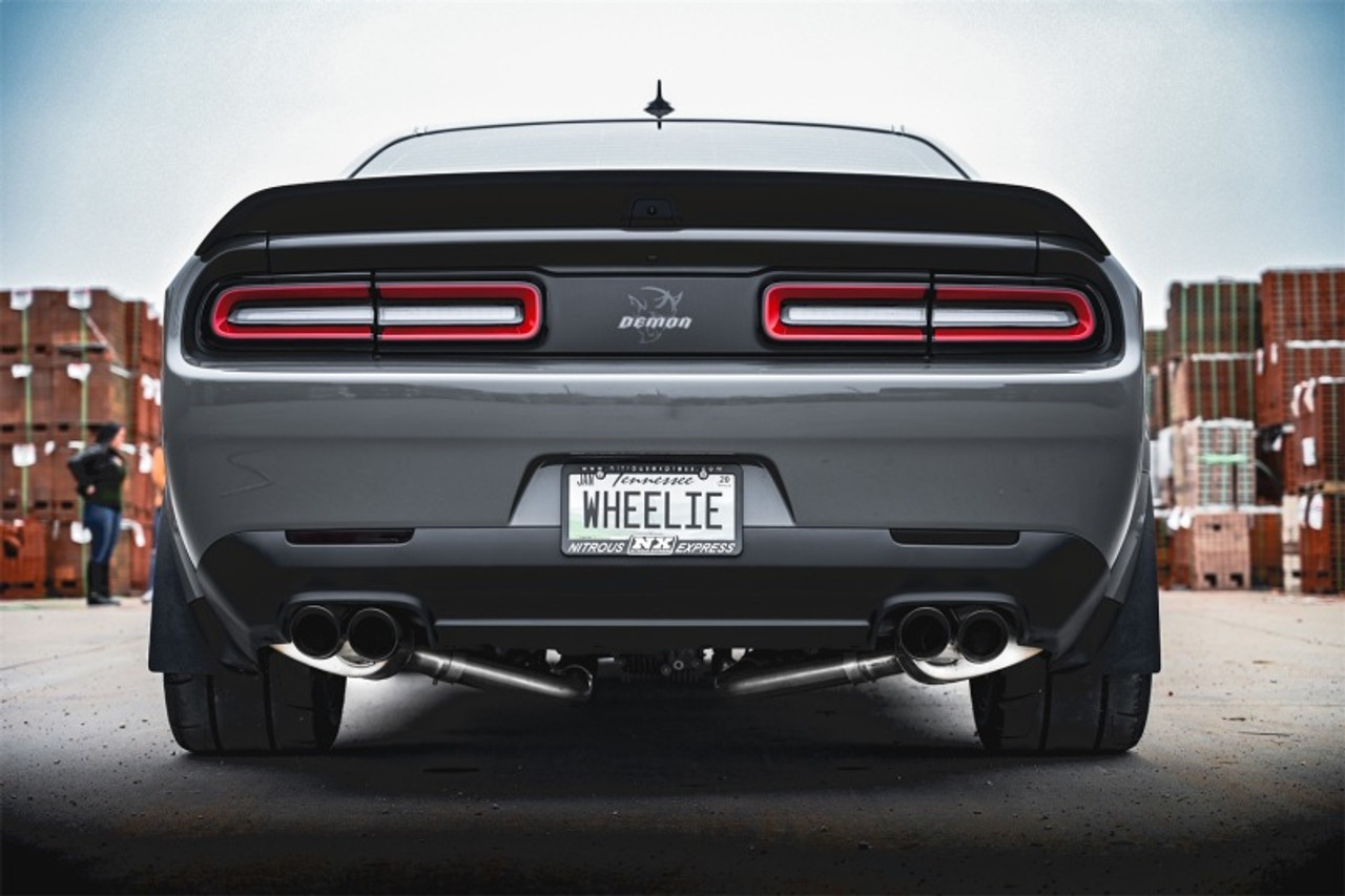 Corsa Xtreme Catback Exhaust w. Corsa Valves w. Polished Tips - Challenger Hellcat / Redeye / Demon