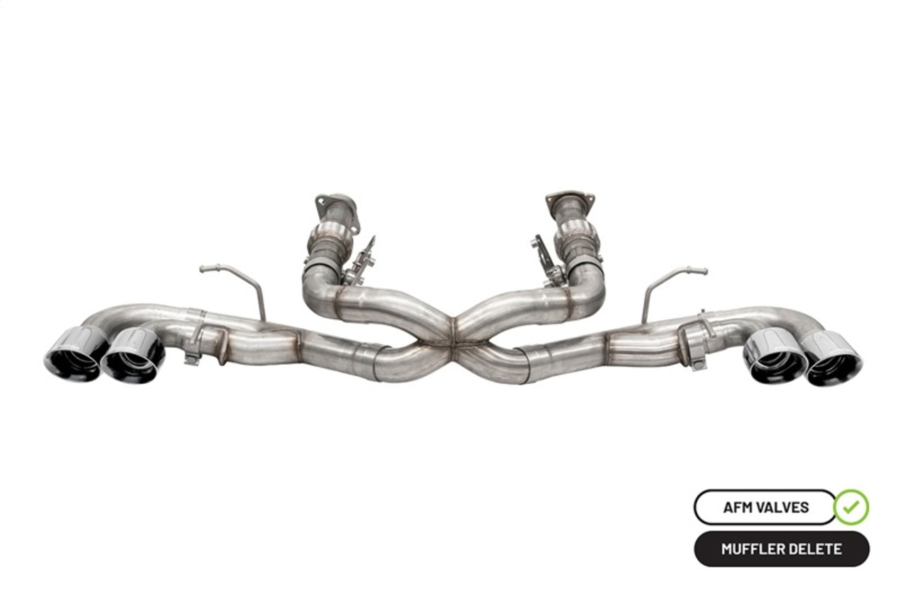 Corsa Xtreme Sound Level - 3" AFM Cat-Back Quad 4.5" Tips - C8 Corvette