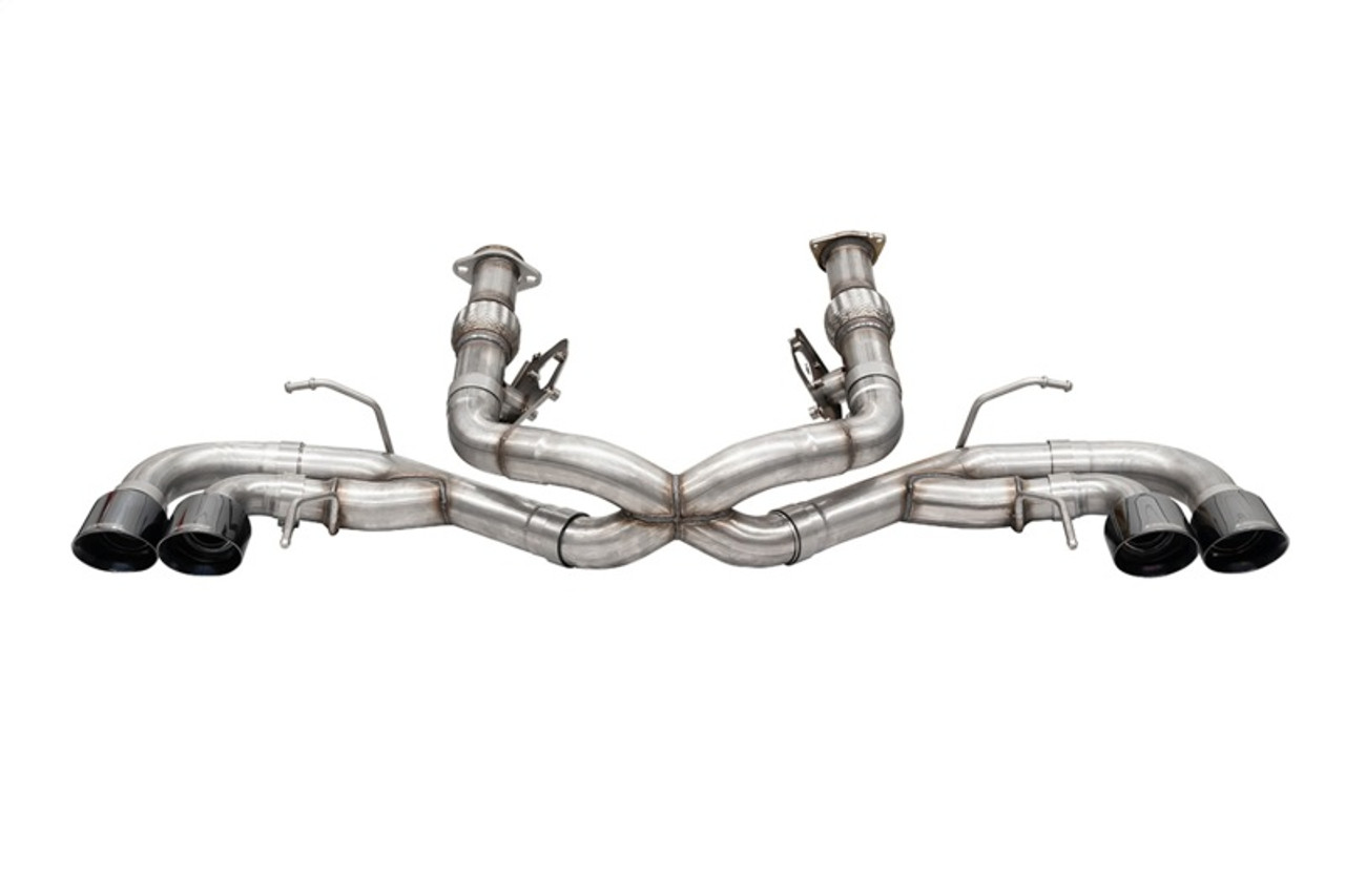 Corsa Xtreme Sound Level 3.0" Cat-Back Quad 4.5" Black Tips - C8 Corvette