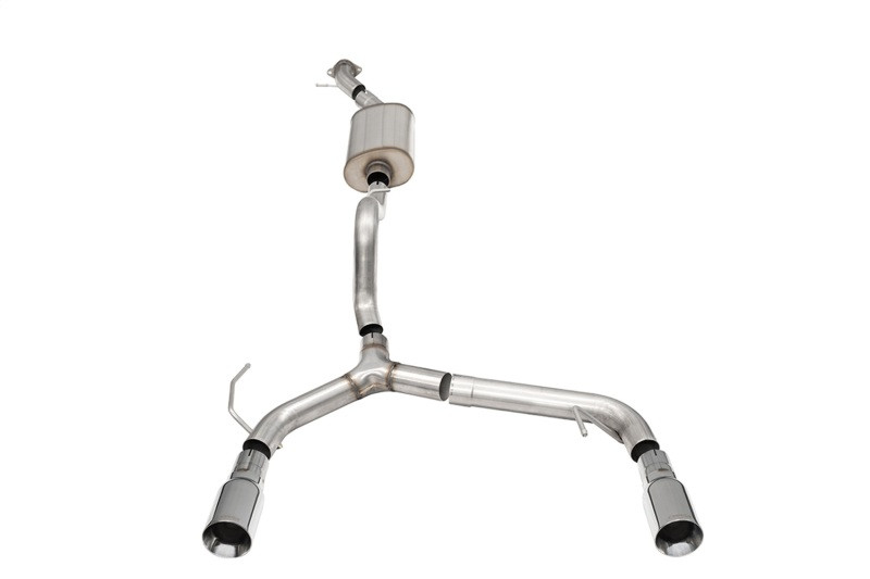Corsa 21-24 Ford Bronco 2.3L 2-Door 2.75in Cat-Back Dual Rear Exhaust w/4in Straight-Cut Polish Tips - 21204