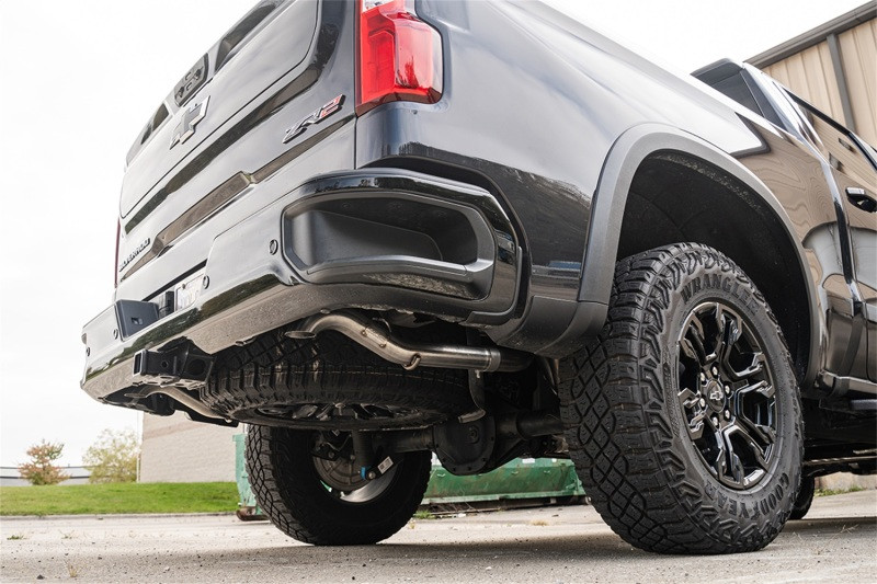 Corsa 2022-2024 Chevrolet Silverado 1500 Cat-Back Dual Rear Exit with Turn Down Tail Pipes - 21239