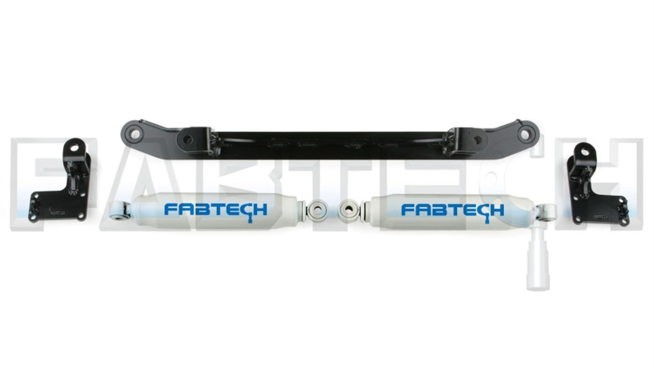 Fabtech 07-18 Jeep JK 4WD Dirt Logic 2.25 Steering Stabilizer - Single - FTS240911