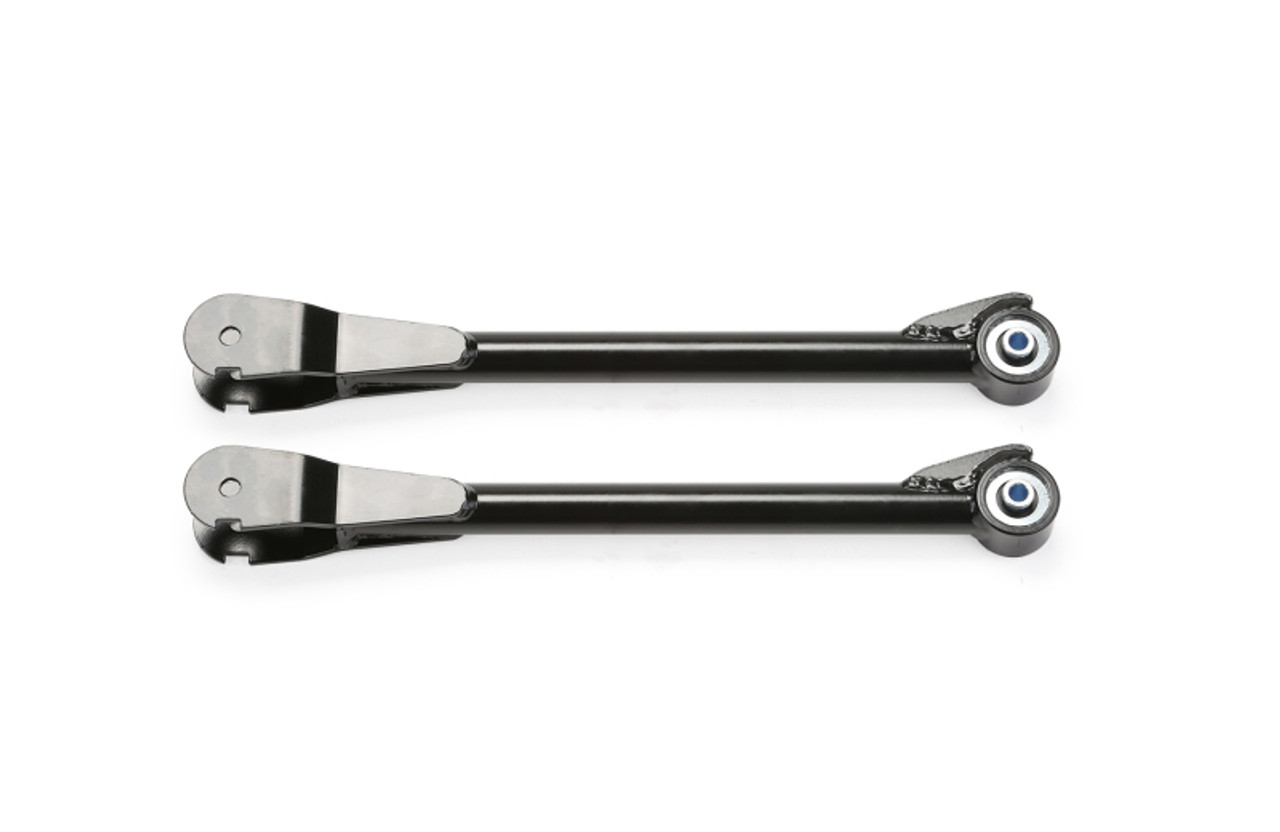 Fabtech 07-18 Jeep JK 4WD Short Control Arm Front Upper Links w/Poly Ball Joints - Pair - FTS24118