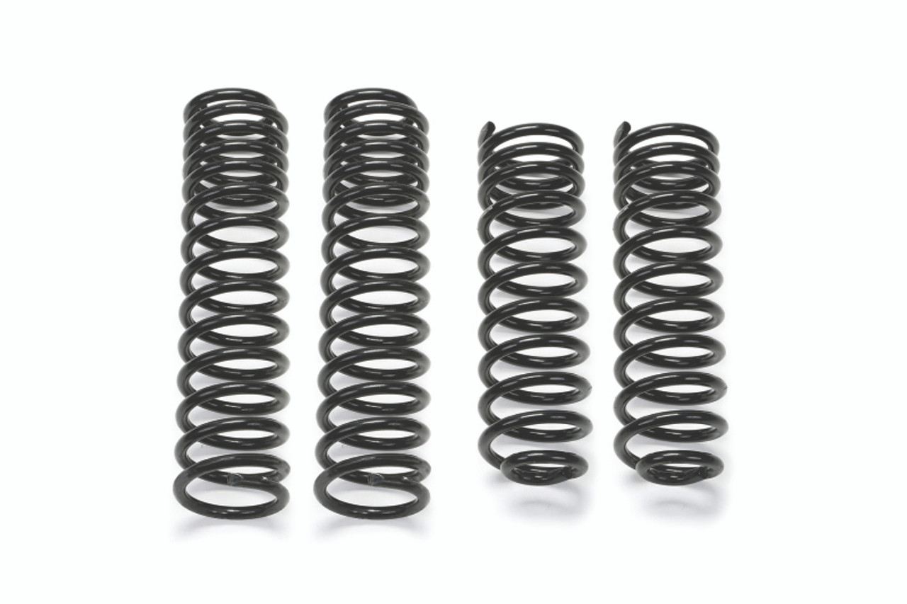 Fabtech 07-18 Jeep JK 4WD 2-Door 5in Front & Rear Long Travel Coil Spring Kit - FTS24143