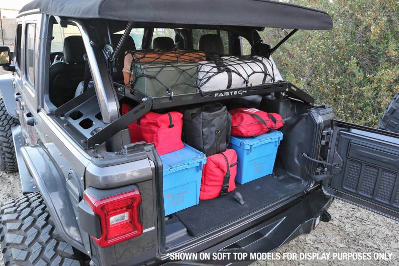 Fabtech 18-21 Jeep JL 4WD 4-Door Interior Cargo Rack - FTS24211