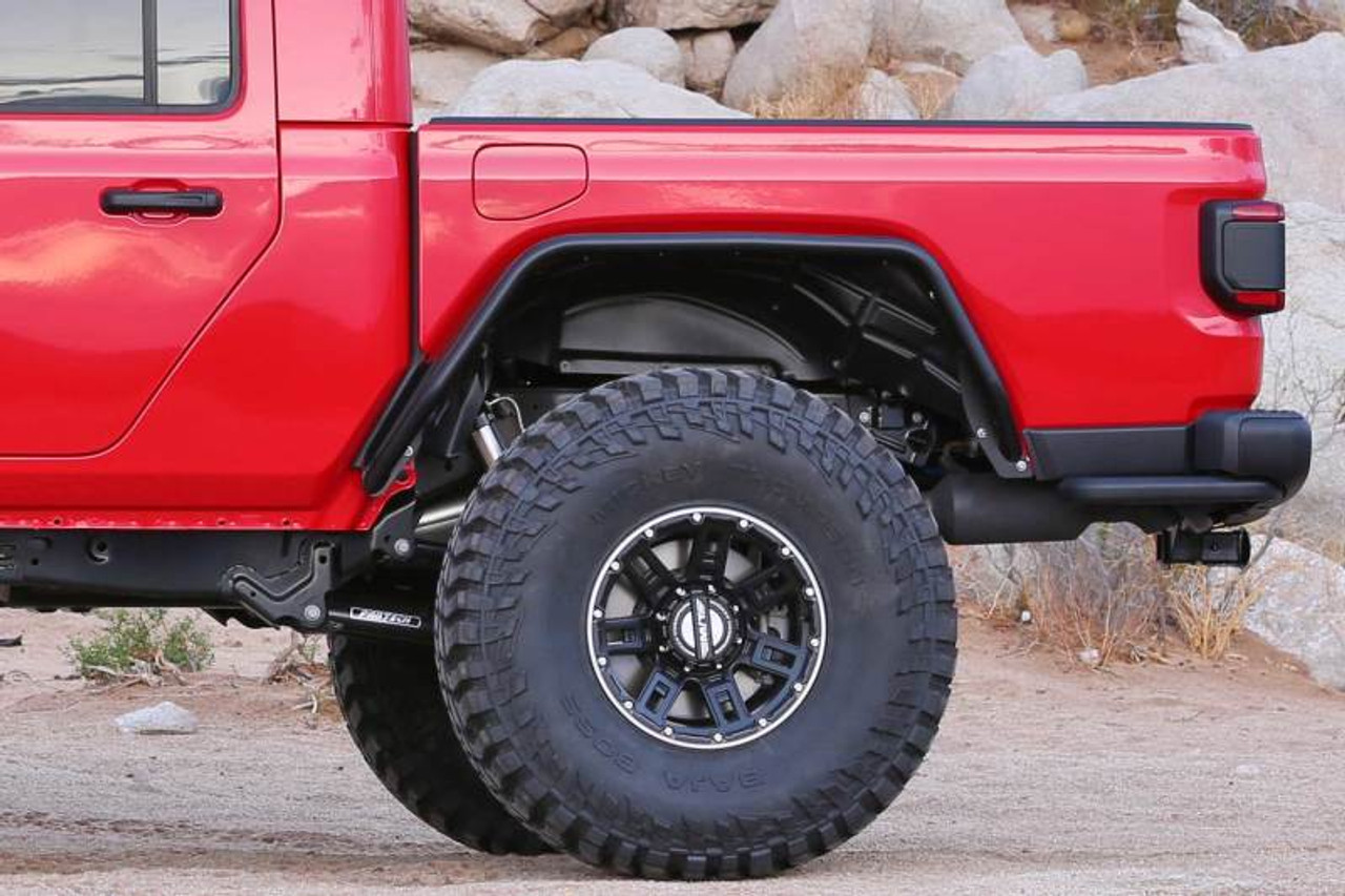 Fabtech 20-21 Jeep Gladiator 4WD Rear Steel Tube Fenders - FTS24248