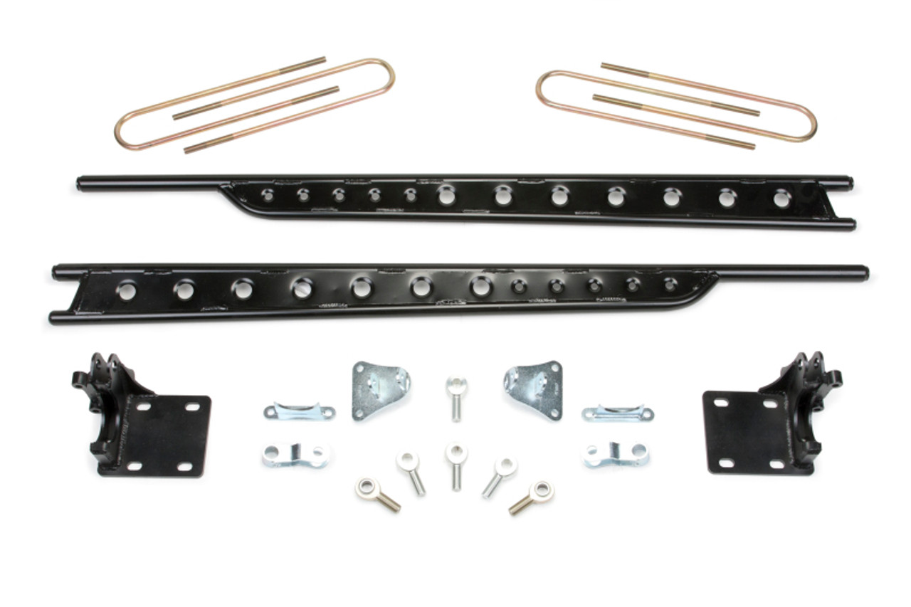 Fabtech 11-16 Ford F250/350 4WD Short Bed Floating Rear Traction Bar System - FTS62006