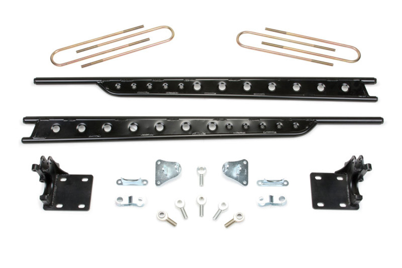 Fabtech 11-16 Ford F250/350 4WD Short Bed Floating Rear Traction Bar System - FTS62006