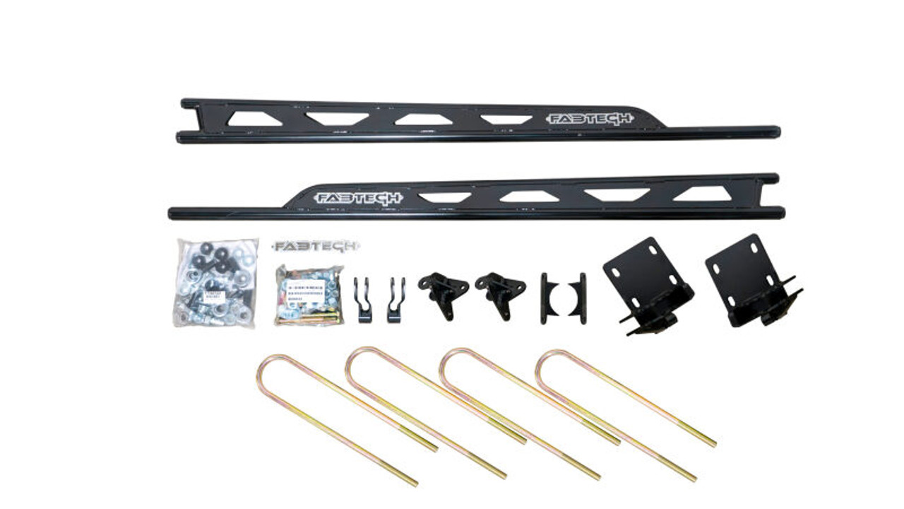 Fabtech 2023+ Ford F250/F350 4WD Super Duty Floating Rear Traction Bar System - FTS62010