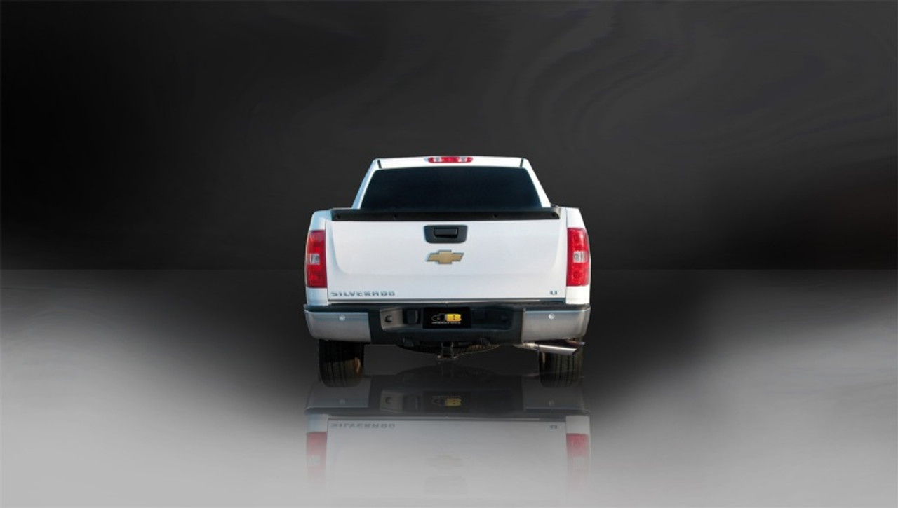 Corsa 1999-2007 Chevrolet Silverado Reg. Cab/Short Bed 1500 4.8L V8 Polished Sport Cat-Back Exhaust - 24261