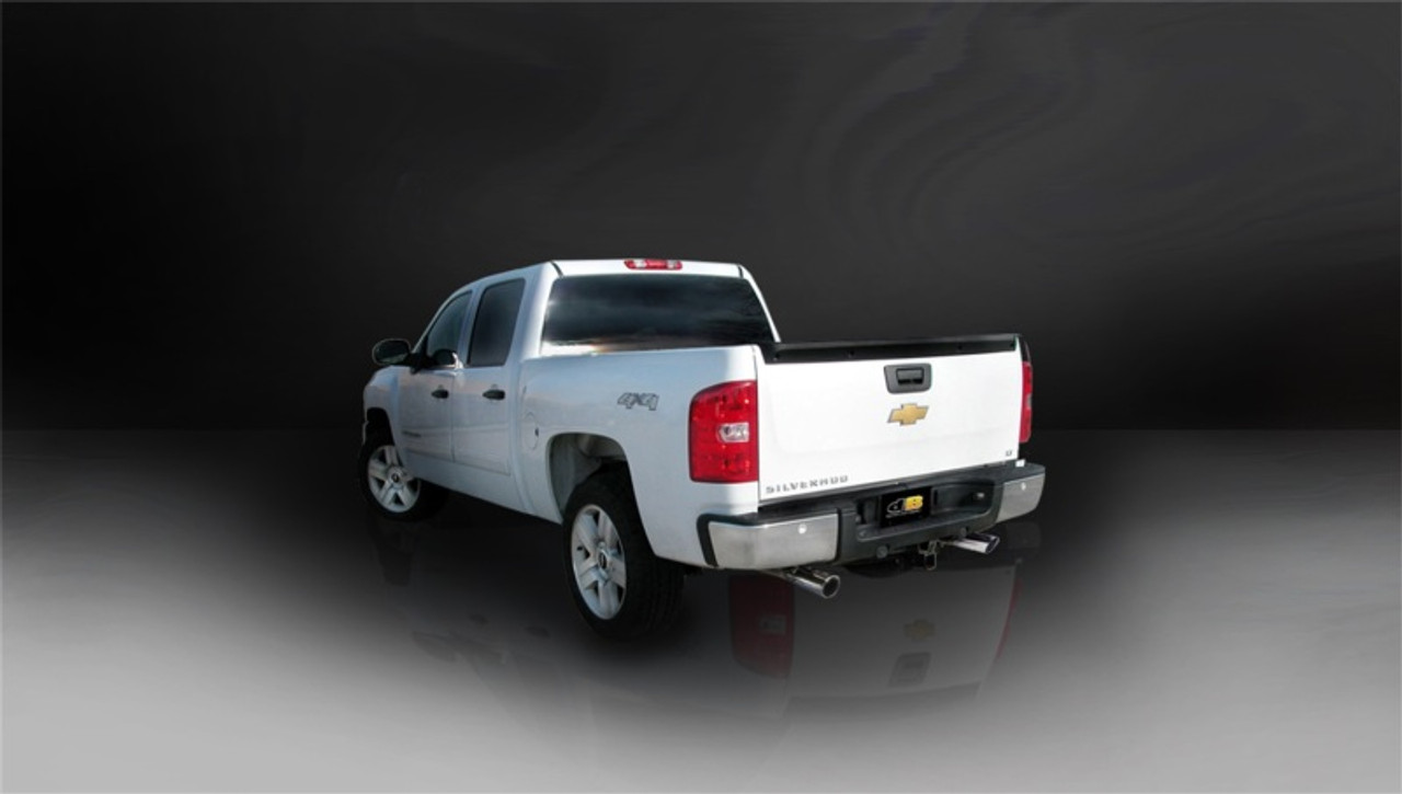 Corsa 1999-2007 Chevrolet Silverado Reg. Cab/Long Bed 1500 4.8L V8 Polished Sport Cat-Back Exhaust - 24275