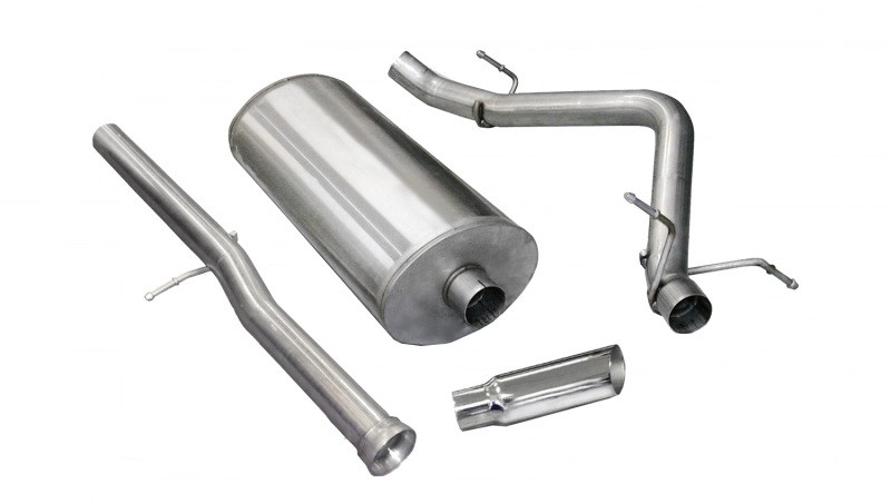 Corsa 2011-2013 Chevrolet Silverado Crew Cab/Short Bed 1500 6.2L V8 Polished Sport Cat-Back Exhaust - 24523