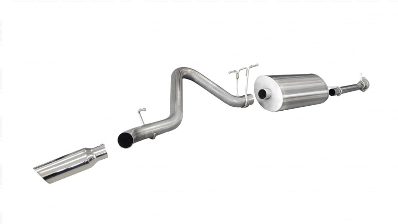 Corsa 11 -12 Chevrolet Silverado Ext. Cab/Long Bed 2500 6.0L V8 Polished Sport Cat-Back Ex - 24796