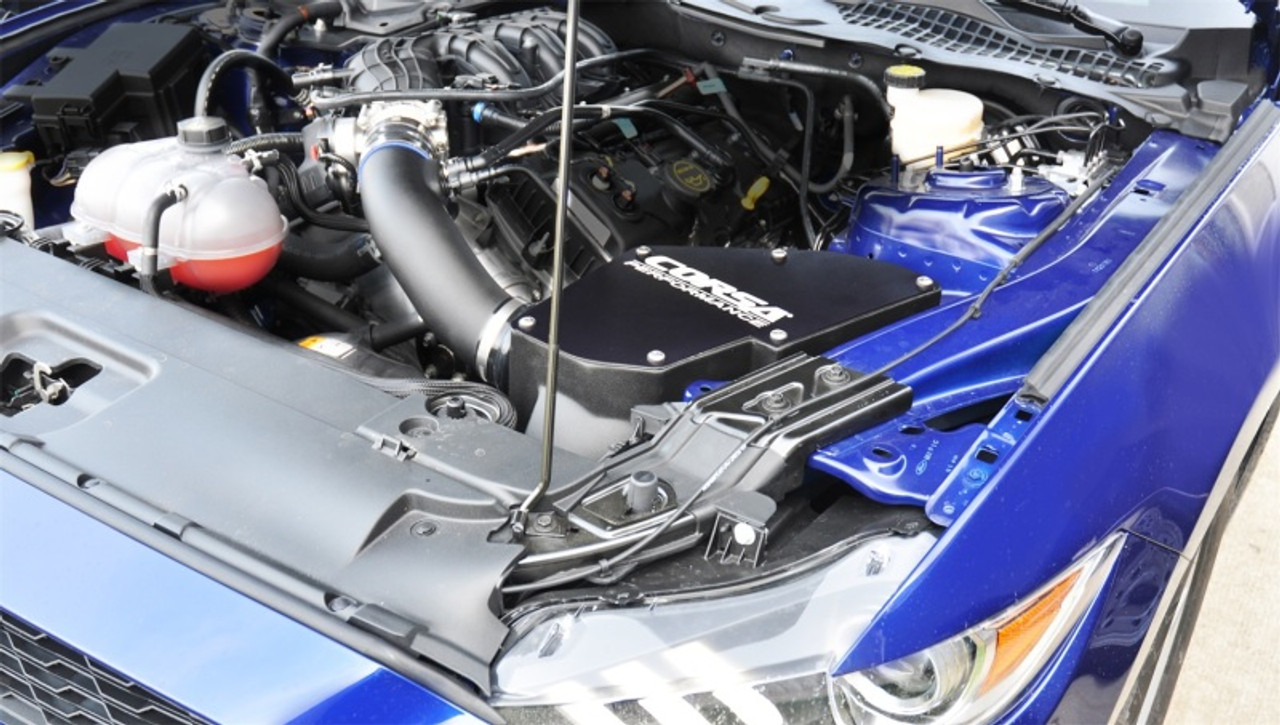 Corsa 2015-2017 Ford Mustang EcoBoost 3.7L V6 Cold Air Intake with MaxFlow 5 Oiled Filter - 419637