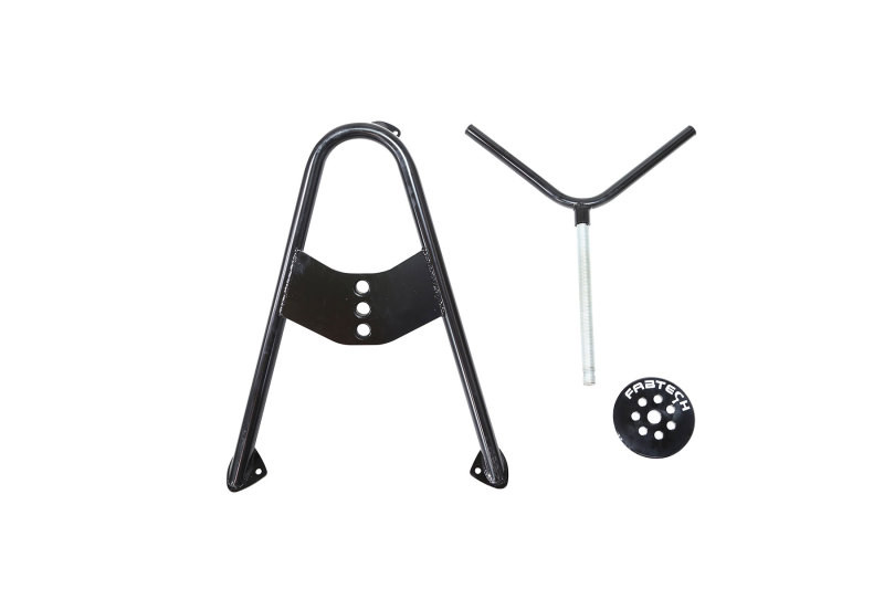 Fabtech Universal Spare Tire Angled Mount - Black - FTT10002BK