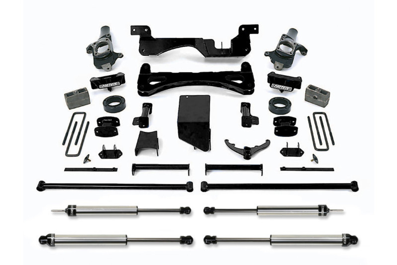 Fabtech 01-10 GM C/K2500HD 6in Perf Sys w/Dlss Shks - K1014DL