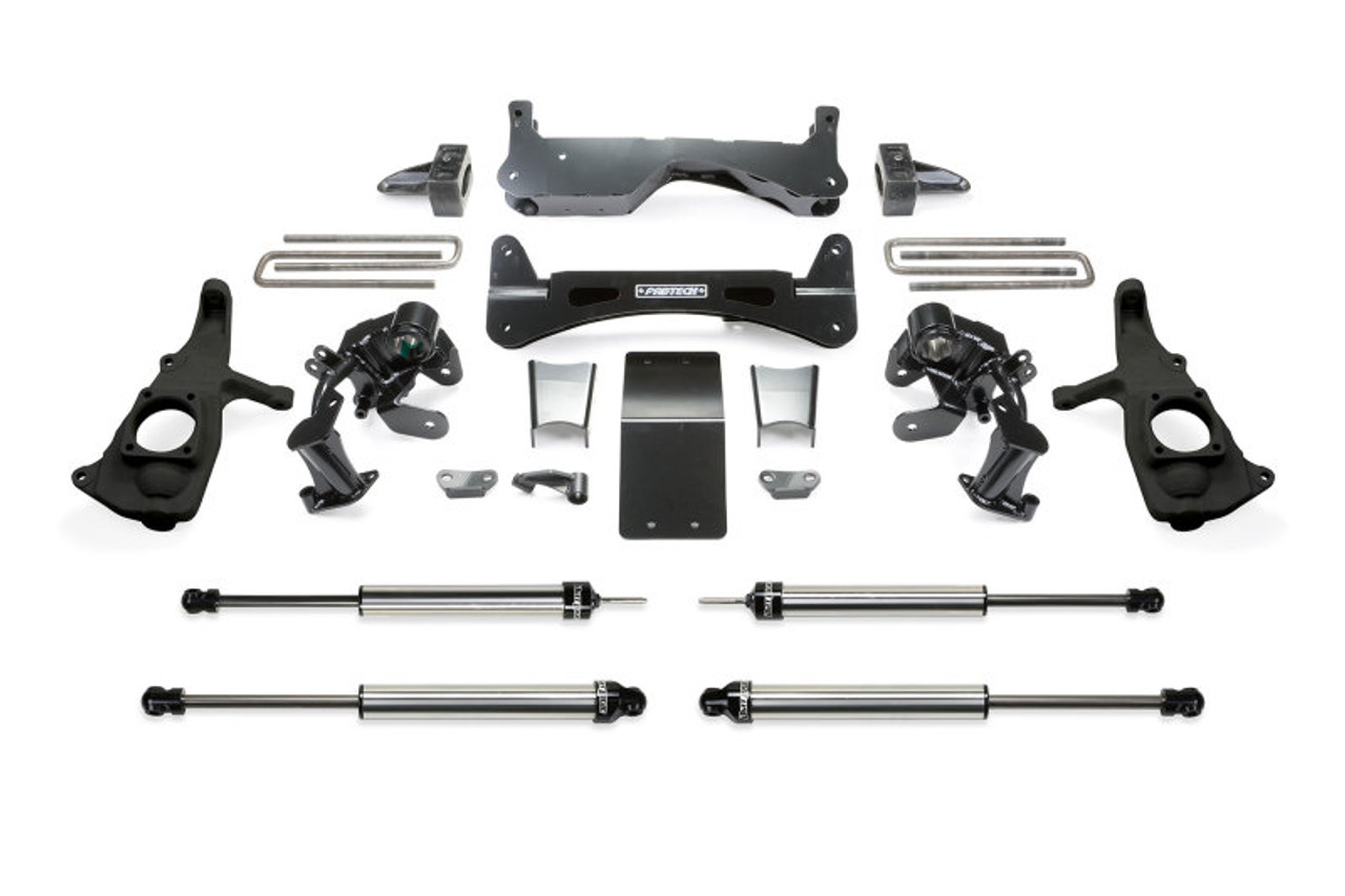 Fabtech 11-19 GM 2500HD 2WD/4WD 6in Rts Sys w/Dlss Shks - K1046DL
