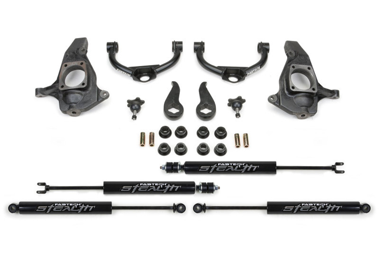 Fabtech 11-19 GM C/K2500HD/3500HD 4in Ultimate System w/Stealth Shocks - K1055M