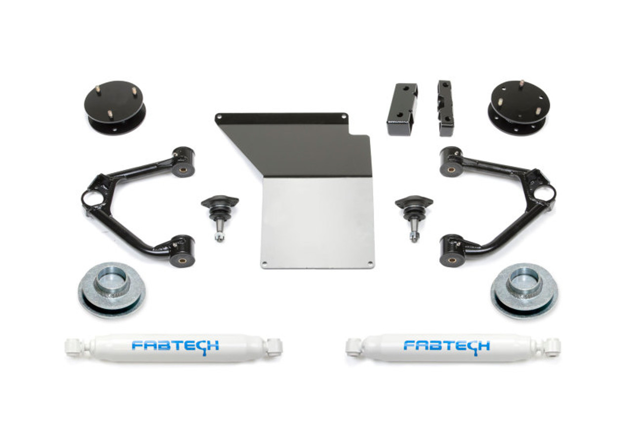 Fabtech 07-14 GM C/K1500 SUV 2WD/4WD 4in Budget UCA System w/Rear Perf. Shocks - K1060