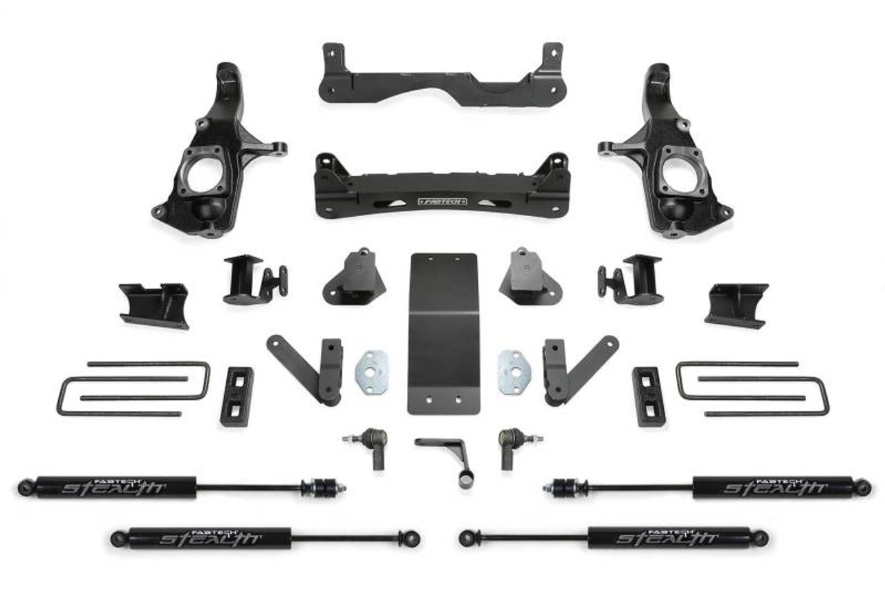 Fabtech 11-19 GM 2500HD 2WD/4WD 4in Basic Sys w/Stealth Shks - K1121M