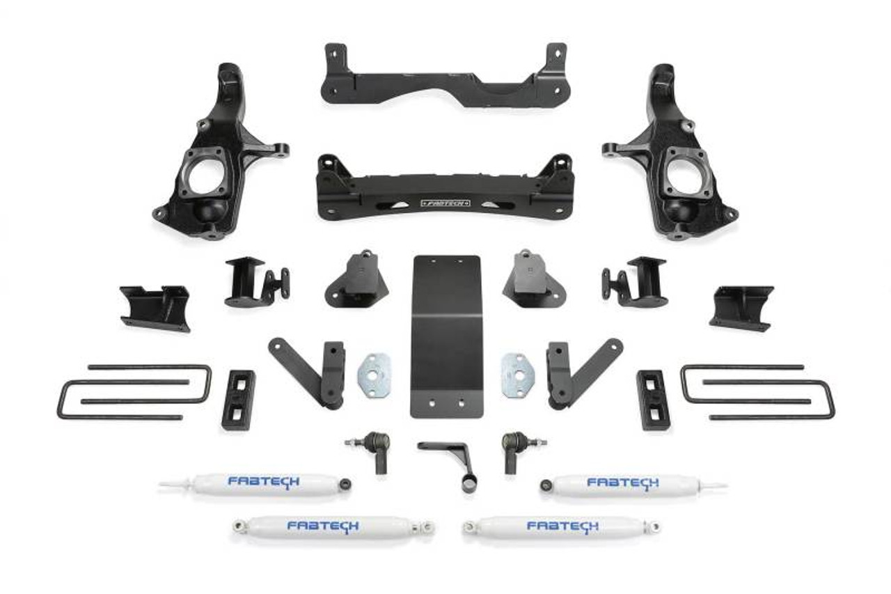 Fabtech 11-19 GM 3500HD 2WD/4WD 4in Basic Sys w/Perf Shks - K1123