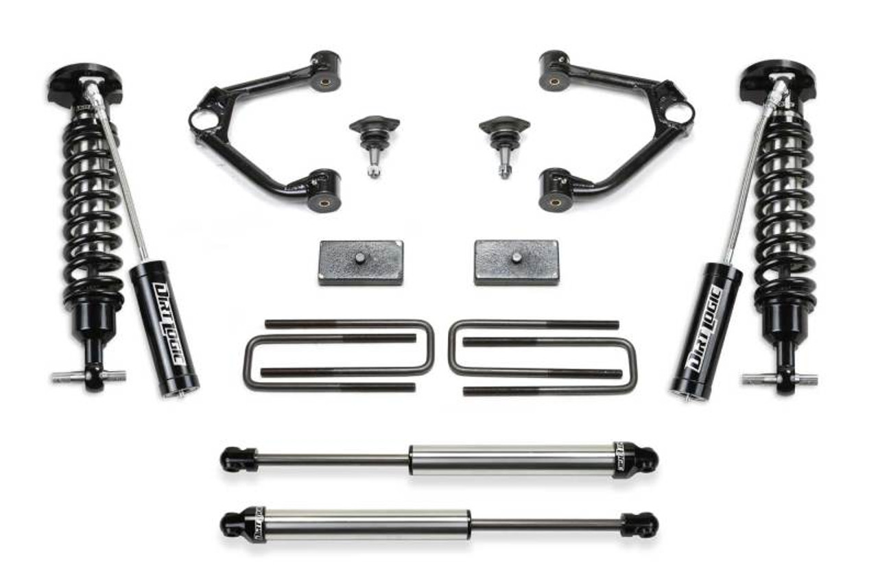 Fabtech 19-21 GM C/K1500 P/U 3in Budget Sys w/Dl 2.5 Resi & 2.25 - K1127DL