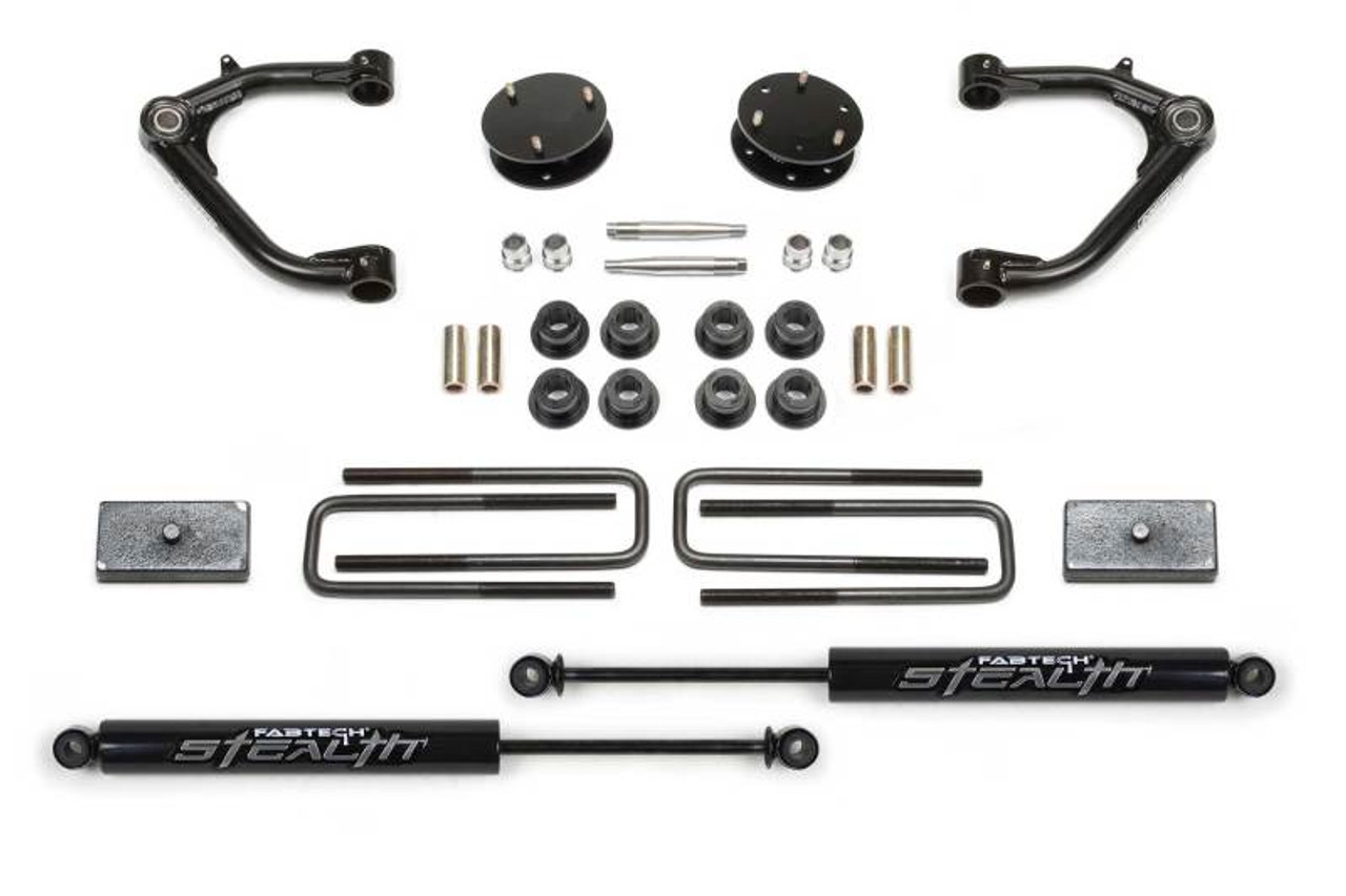 Fabtech 19-21 GM C/K1500 P/U 3in Uniball UCA Sys w/Stealth - K1129M
