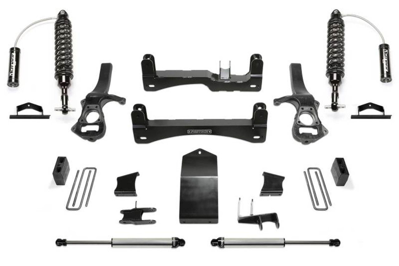 Fabtech 19-20 GM C/K1500 P/U w/Trail Boss/At4 Pkg 4in Perf Sys w/Dl 2.5 Resi & 2.25 - K1141DL