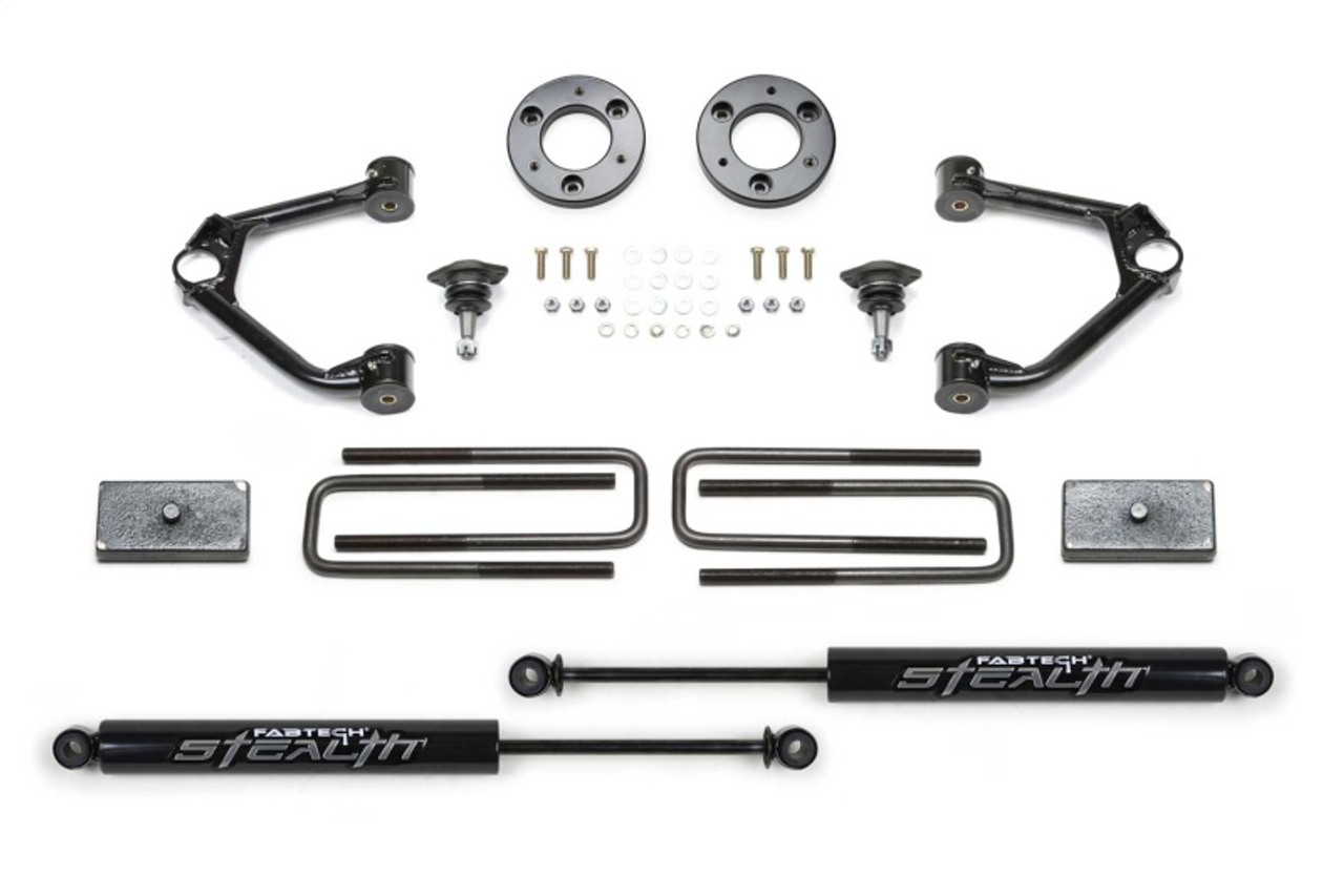 Fabtech 19-20 GM K1500 P/U w/Trail Boss/At4 Pkg 1.5in Budget Sys w/Stealth - K1152M