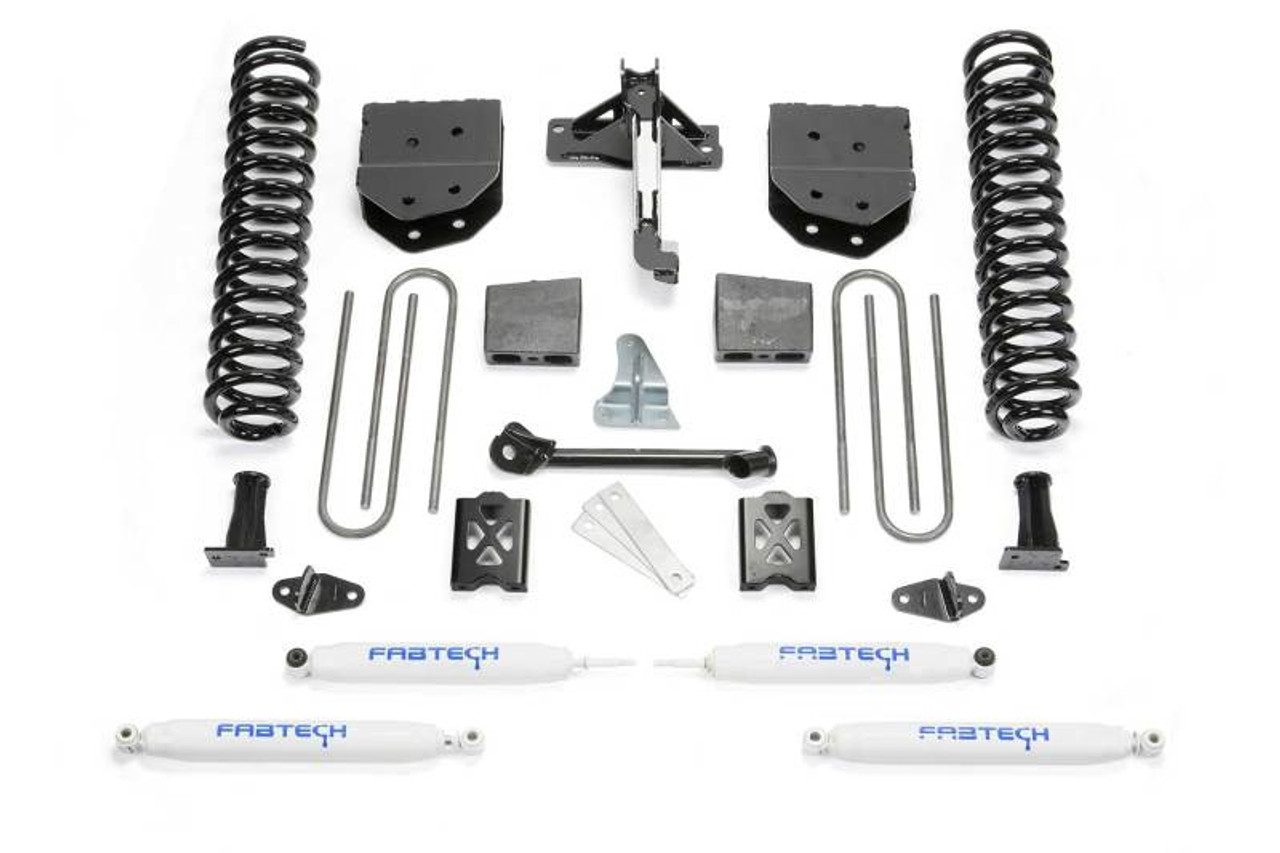 Fabtech 05-07 Ford F350 4WD 6in Basic Sys w/Perf Shks - K20102