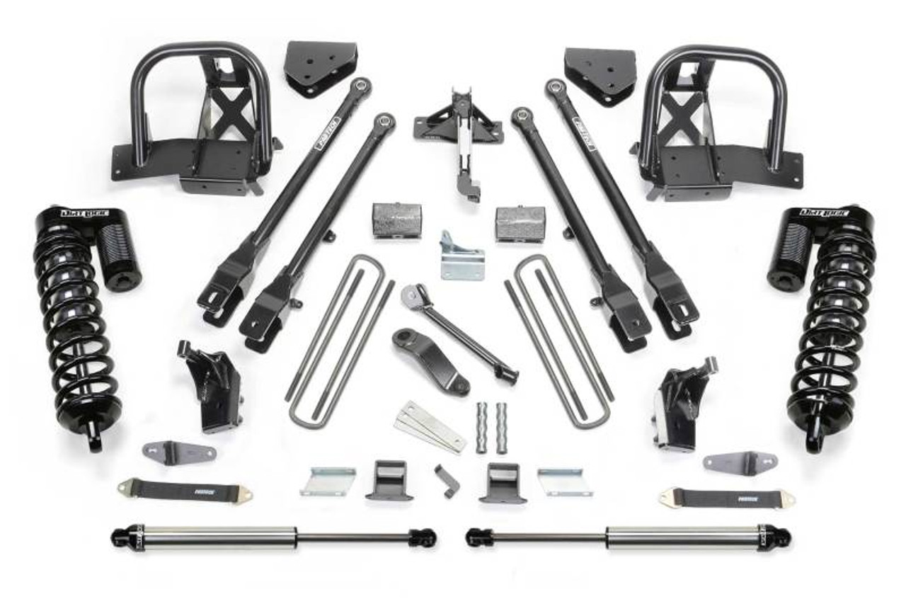Fabtech 08-10 Ford F450/550 4WD 6in 4Link Sys w/Dlss 4.0 C/O& Rr Dlss - K2055DL